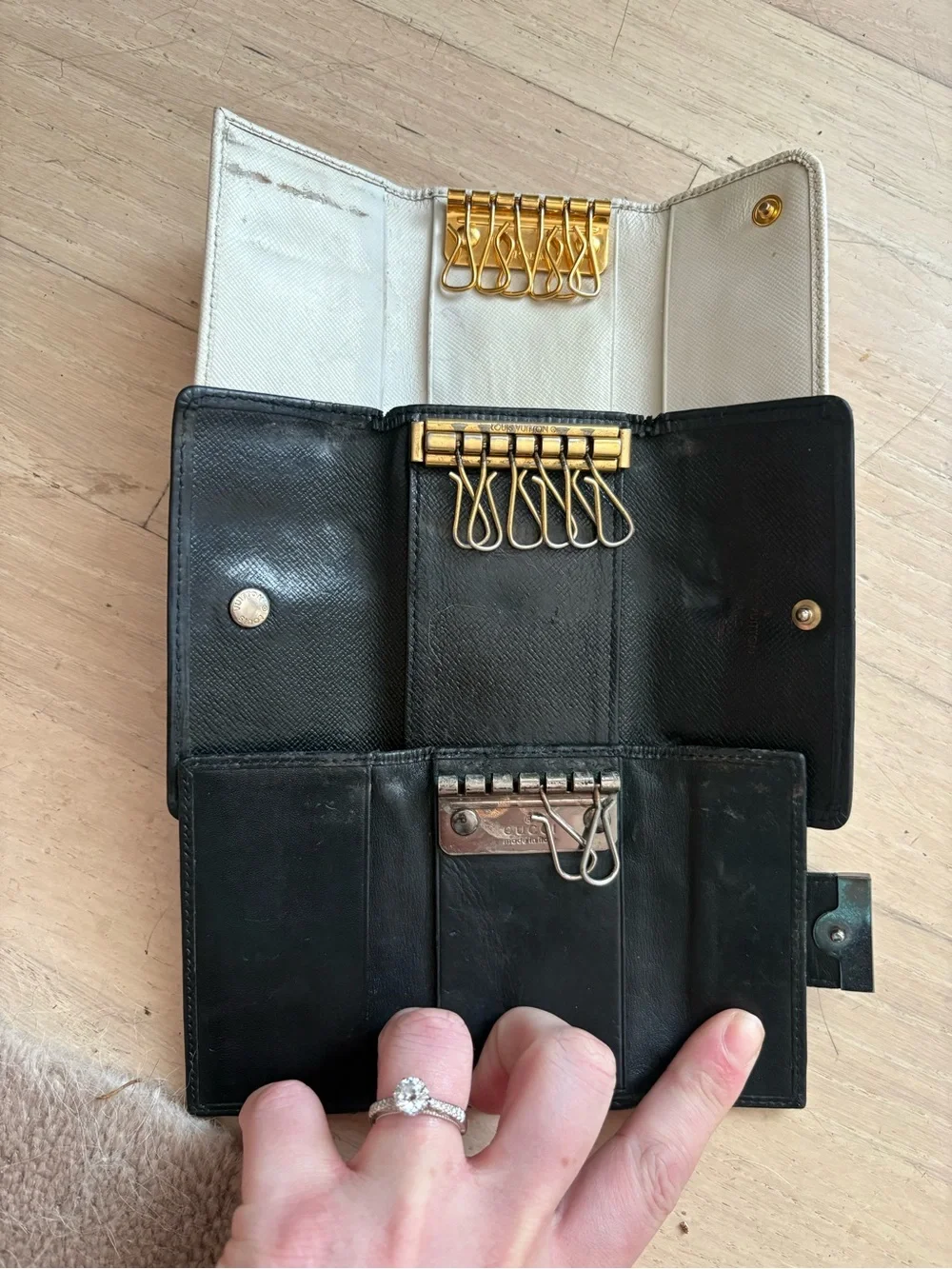 RESELLER LUX SMALL LEATHER GOOD 3 PACK - Key Holders NO OFFERS
